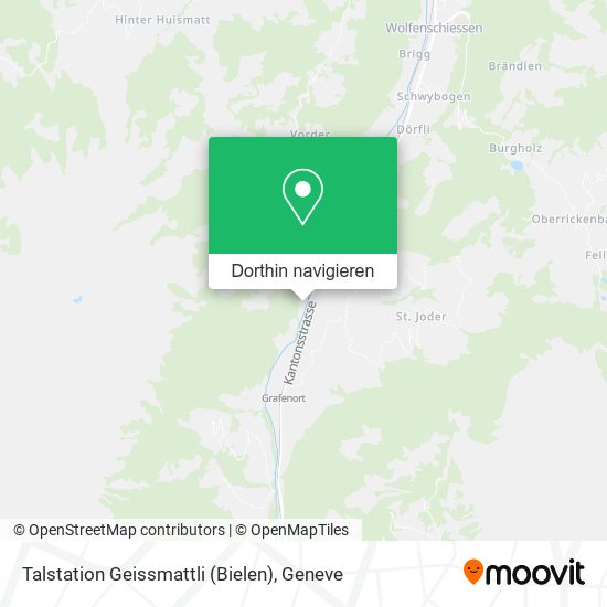 Talstation Geissmattli (Bielen) Karte