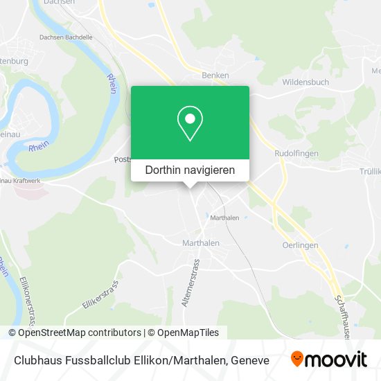 Clubhaus Fussballclub Ellikon / Marthalen Karte