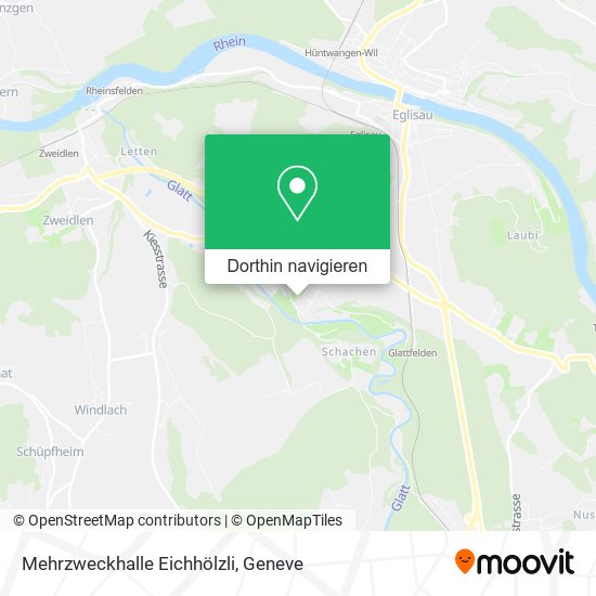 Mehrzweckhalle Eichhölzli Karte