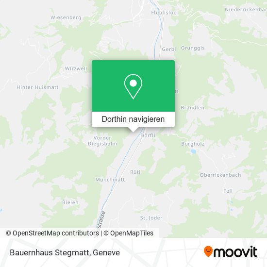 Bauernhaus Stegmatt Karte