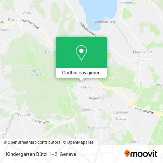 Kindergarten Bützi 1+2 Karte