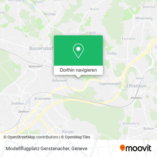 Modellflugplatz Gerstenacher Karte