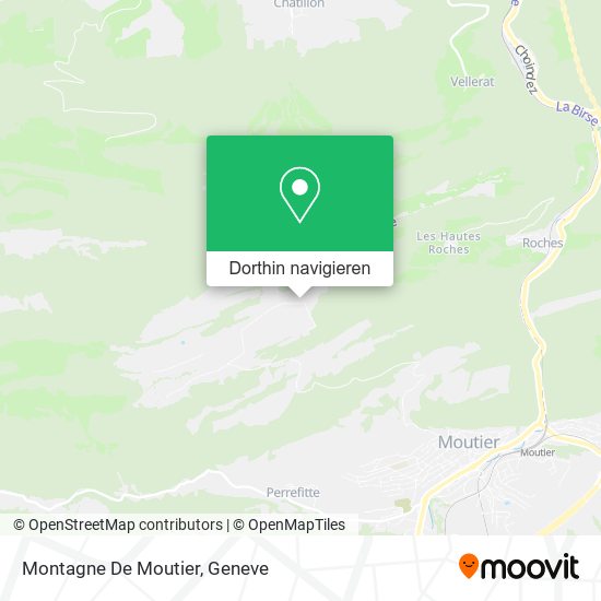 Montagne De Moutier Karte