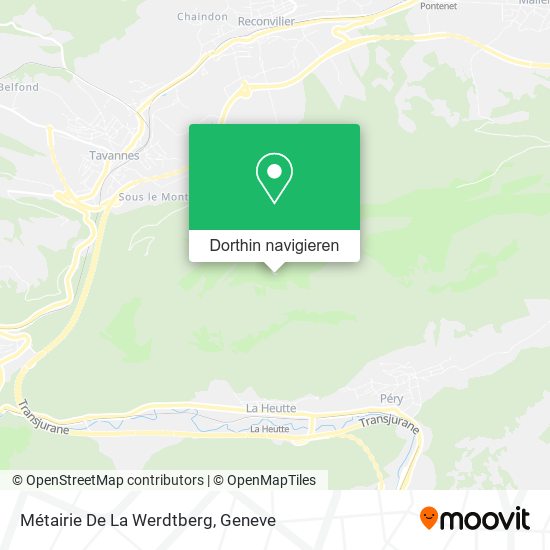 Métairie De La Werdtberg Karte