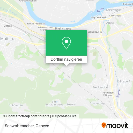 Schwobenacher Karte