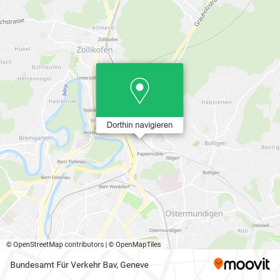 Bundesamt Für Verkehr Bav Karte