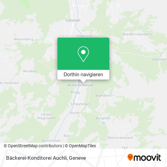 Bäckerei-Konditorei Auchli Karte