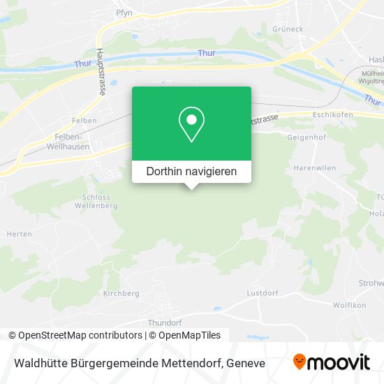 Waldhütte Bürgergemeinde Mettendorf Karte