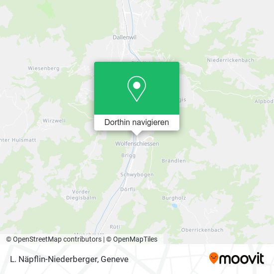 L. Näpflin-Niederberger Karte