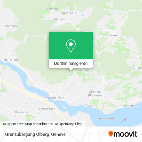 Grenzübergang Ölberg Karte
