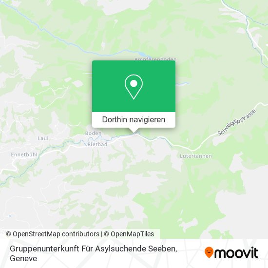 Gruppenunterkunft Für Asylsuchende Seeben Karte