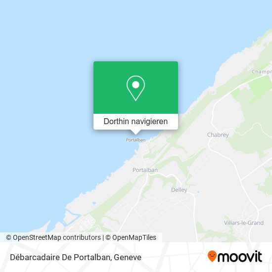 Débarcadaire De Portalban Karte