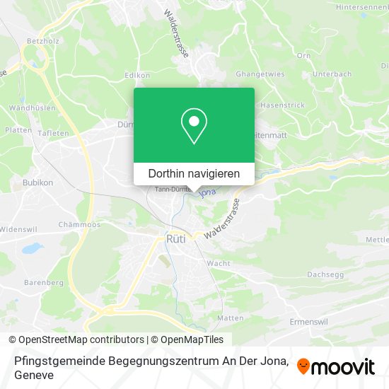 Pfingstgemeinde Begegnungszentrum An Der Jona Karte