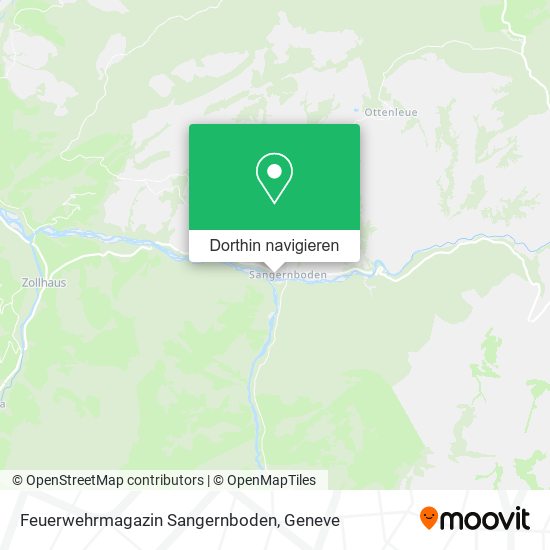 Feuerwehrmagazin Sangernboden Karte