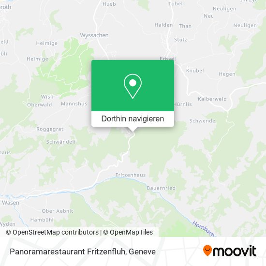 Panoramarestaurant Fritzenfluh Karte