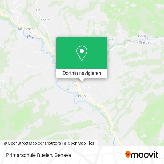 Primarschule Büelen Karte