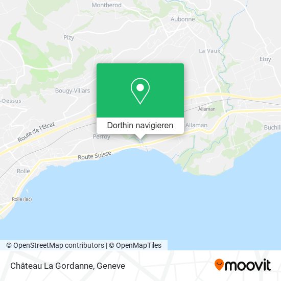 Château La Gordanne Karte