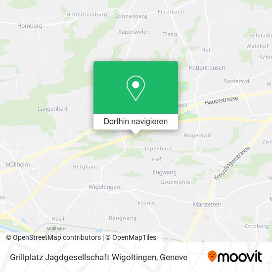 Grillplatz Jagdgesellschaft Wigoltingen Karte