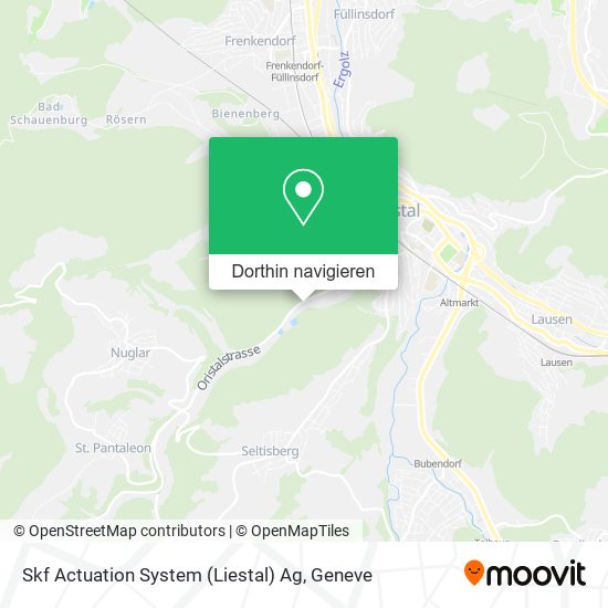 Skf Actuation System (Liestal) Ag Karte