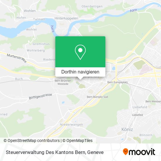 Steuerverwaltung Des Kantons Bern Karte