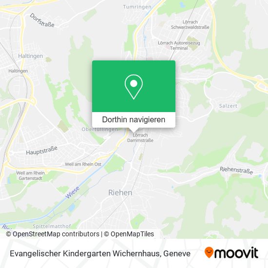Evangelischer Kindergarten Wichernhaus Karte