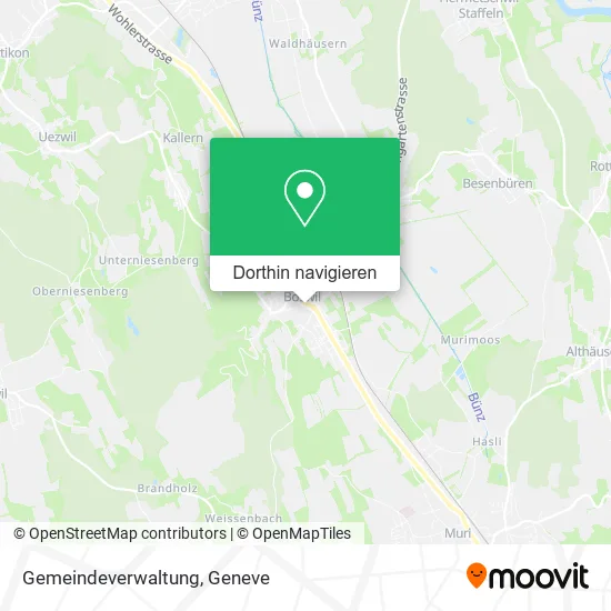 Gemeindeverwaltung Karte