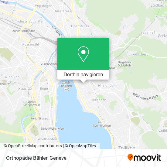 Orthopädie Bähler Karte