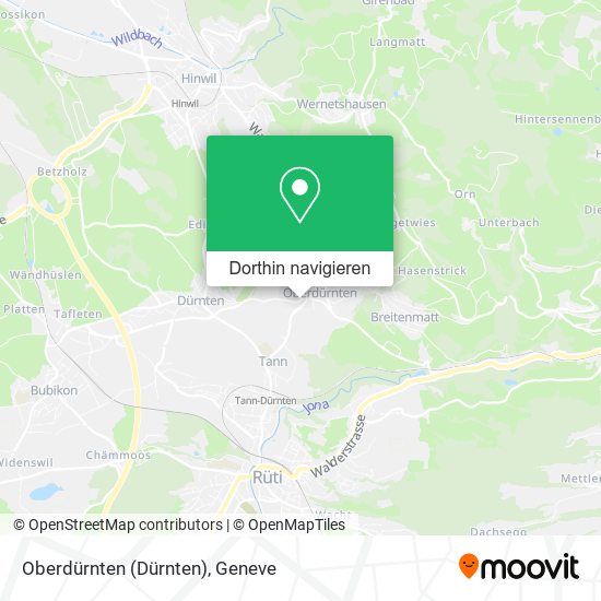 Oberdürnten (Dürnten) Karte