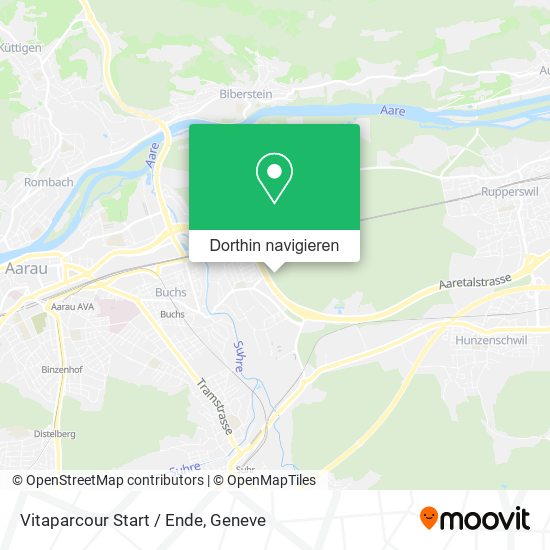 Vitaparcour Start / Ende Karte