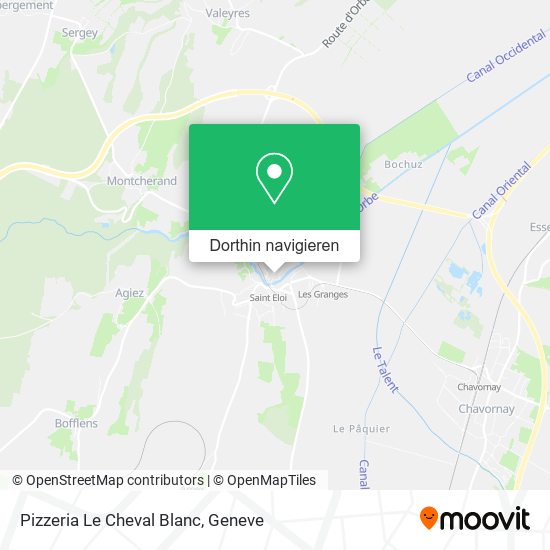 Pizzeria Le Cheval Blanc Karte