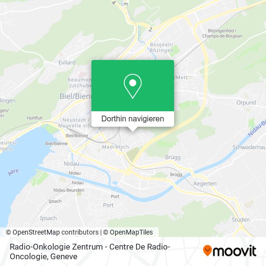 Radio-Onkologie Zentrum - Centre De Radio-Oncologie Karte