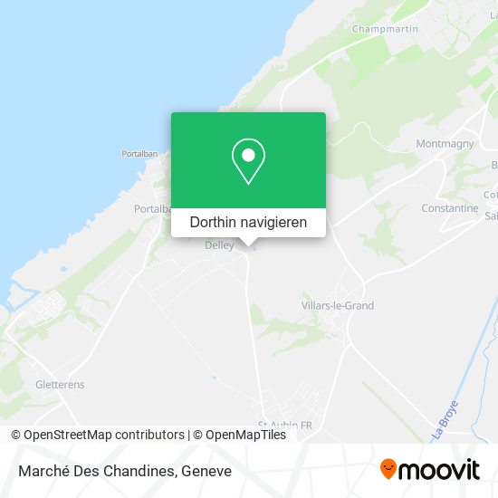 Marché Des Chandines Karte