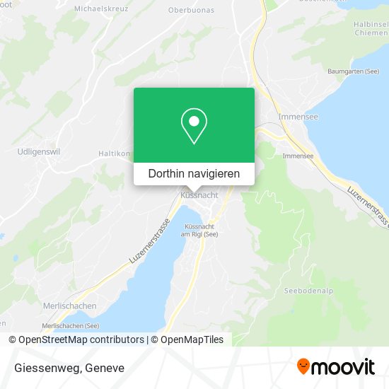 Giessenweg Karte