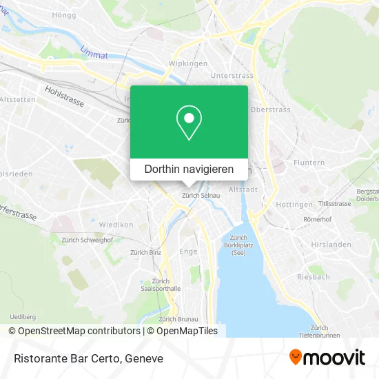 Ristorante Bar Certo Karte