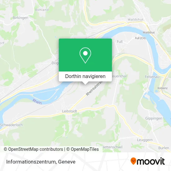 Informationszentrum Karte