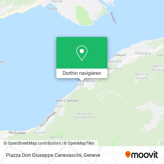 Piazza Don Giuseppe Canevascini Karte