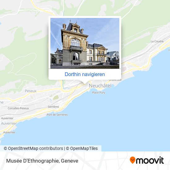 Musée D'Ethnographie Karte