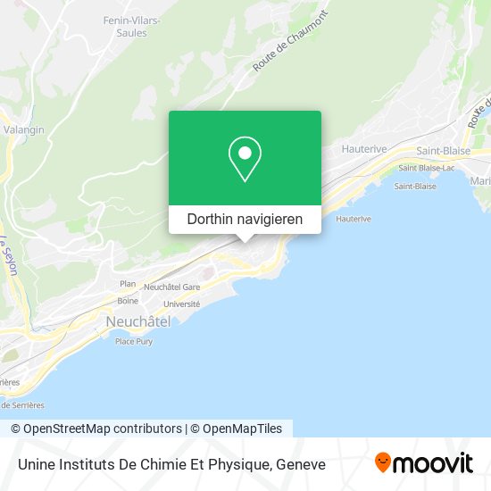 Unine Instituts De Chimie Et Physique Karte