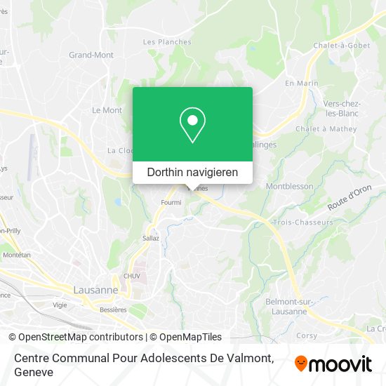 Centre Communal Pour Adolescents De Valmont Karte
