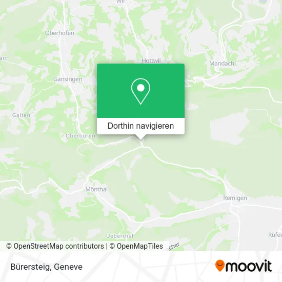Bürersteig Karte