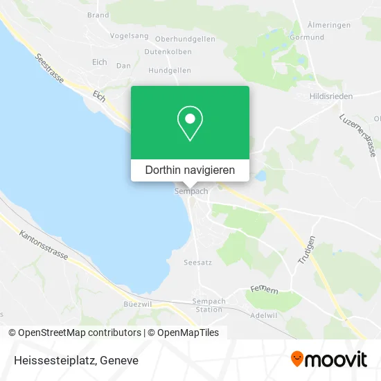 Heissesteiplatz Karte
