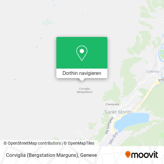 Corviglia (Bergstation Marguns) Karte