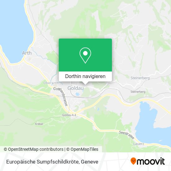 Europäische Sumpfschildkröte Karte