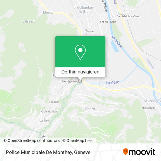 Police Municipale De Monthey Karte