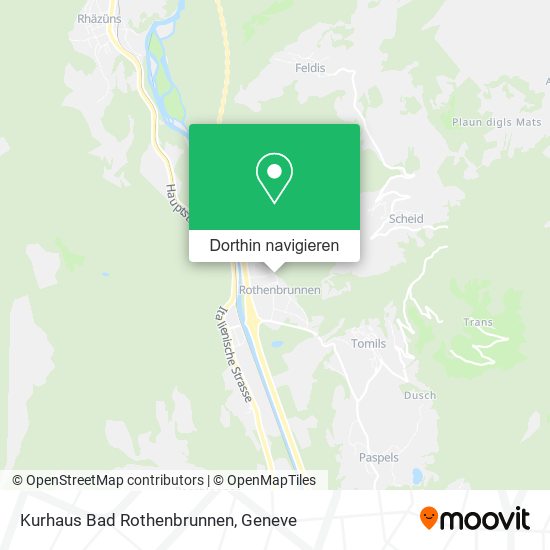 Kurhaus Bad Rothenbrunnen Karte