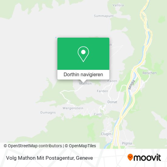 Volg Mathon Mit Postagentur Karte