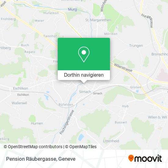 Pension Räubergasse Karte