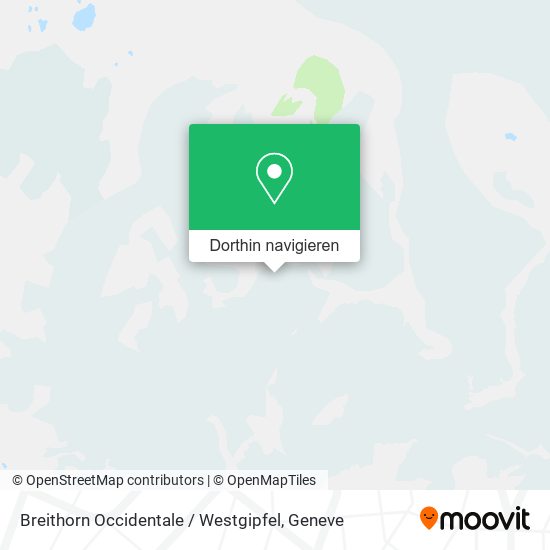 Breithorn Occidentale / Westgipfel Karte