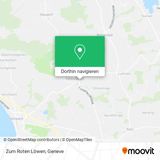Zum Roten Löwen Karte