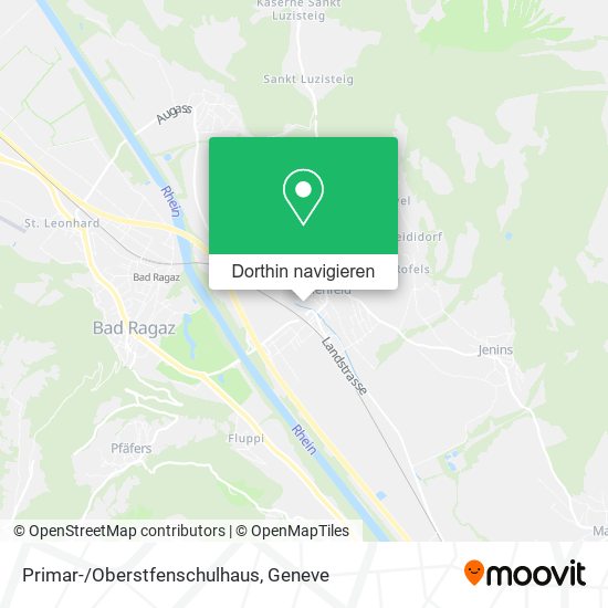 Primar-/Oberstfenschulhaus Karte